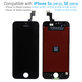 Οθόνη για iPhone 5S, SE, Black, Αφής με πλαίσιο