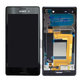 Συγκρότημα οθόνης για Sony Xperia M4 Aqua Dual, E2333, 124TUL0015A, 124TUL0011A, Μαύρο, Black, Service Pack