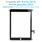 Αφής για iPad Air, iPad (5th Gen 2017), Black