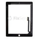 Οθόνη αφής για iPad 3, iPad 4, Μαύρο, Black