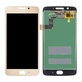 Οθόνη με οθόνη αφής για Motorola Moto G5, XT1676, Gold, Aftermarket