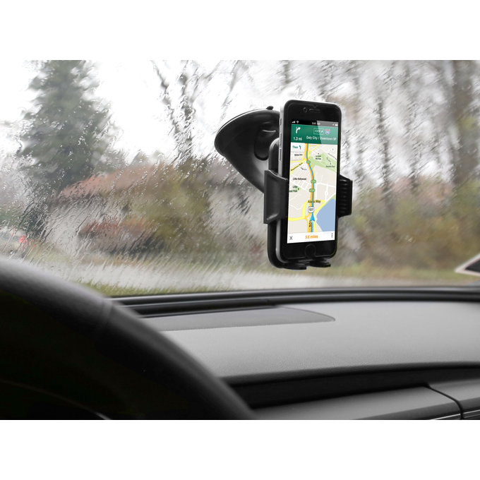 Κάτοχος Αυτοκινήτου Universal FREEWAY με Βεντούζα | Μαύρο | Black | SBS