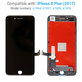 Οθόνη για iPhone 8 Plus, Black, Αφής με πλαίσιο, Refurbished