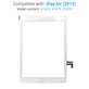 Οθόνη αφής με Home Button για iPad Air, Λευκό, White