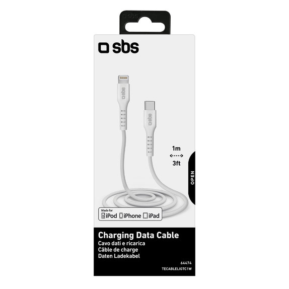 Καλώδιο Lightning / USB-C (1m) | Λευκό | White | SBS