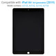 Οθόνη με οθόνη αφής για iPad Air (3rd Gen 2019), Μαύρο, Black, Refurbished