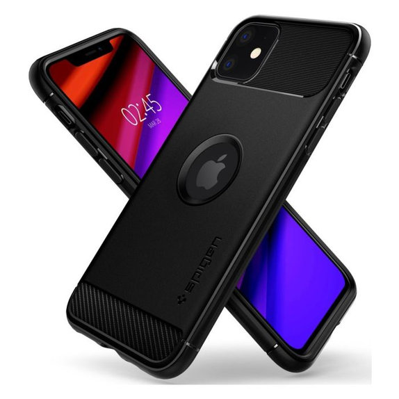 Θήκη Rugged Armor για iPhone 11 | Μαύρο | Black | Spigen