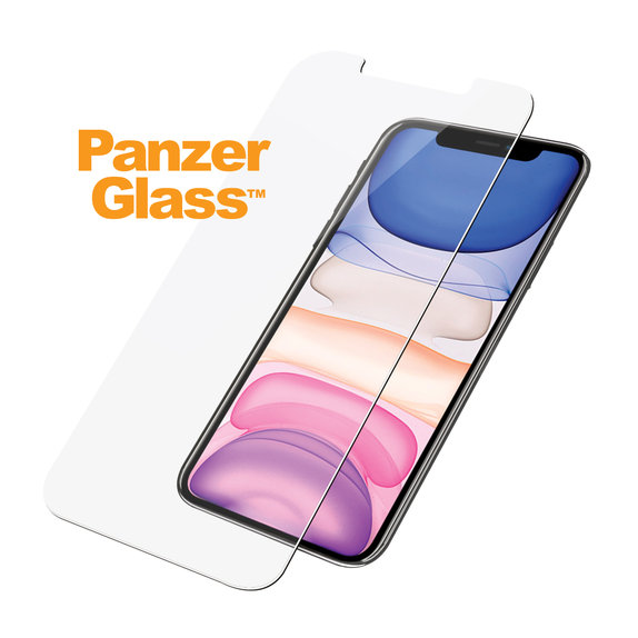 Σκληρυμένο γυαλί για iPhone XR, 11, Standard Fit, Transparent, PanzerGlass