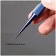 Λαβίδα από Κράμα Τιτανίου με Ευθεία Κεφαλή - 0.1mm για Ακριβές Άλμα Καλωδίου για 2UUL BlueT Straight Head