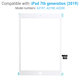 Οθόνη αφής για iPad 7th Gen 2019, 8th Gen 2020, Λευκό, White