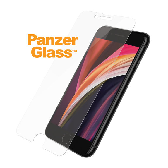 Σκληρυμένο γυαλί για iPhone 6, 6s, 7, 8, SE 2020, Standard Fit, Transparent, PanzerGlass