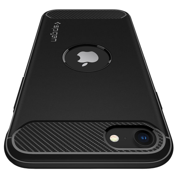 Θήκη Rugged Armor για iPhone SE 2020 & SE 2022 | Μαύρο | Black | Spigen