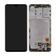 Συγκρότημα οθόνης για Samsung A41, A415F, GH82-22860A, GH82-23019A, Prism Crush Black, Service Pack