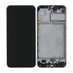 Συγκρότημα οθόνης για Samsung M21, M215F, GH82-22509A, GH82-22836A, GH82-21266A, GH82-21265A, Black, Service Pack