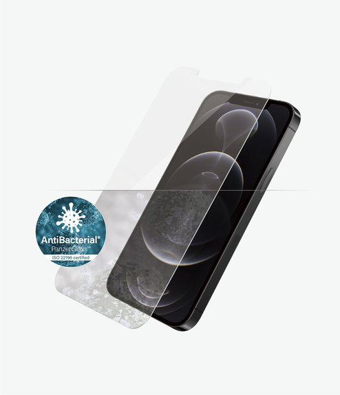 Σκληρυμένο γυαλί για iPhone 12, 12 Pro, Standard Fit AB, Transparent, PanzerGlass