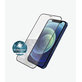 Σκληρυμένο γυαλί για iPhone 12 mini, Case Friendly AB, Μαύρο, Black, PanzerGlass