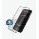 Σκληρυμένο γυαλί για iPhone 12, 12 Pro, Case Friendly AB, Μαύρο, Black, PanzerGlass