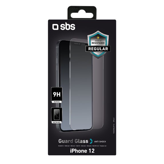 Σκληρυμένο γυαλί για iPhone 12 mini, Transparent, SBS