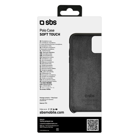 Θήκη Polo One για iPhone 12 mini | Μαύρο | Black | SBS