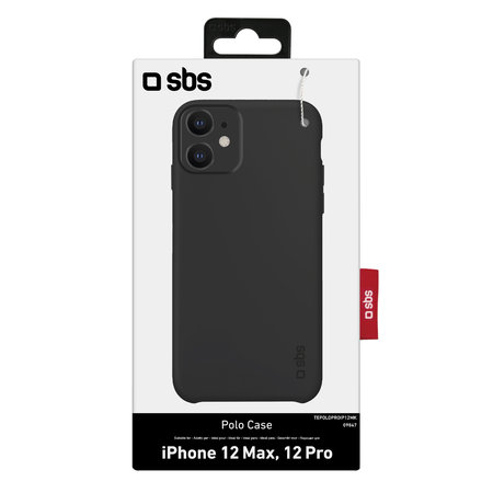 Θήκη Polo One για iPhone 12 & 12 Pro | Μαύρο | Black | SBS