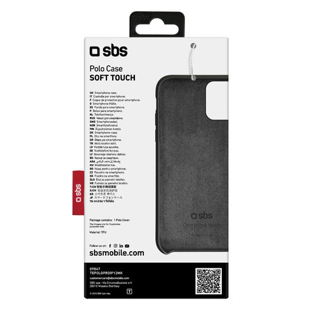 Θήκη Polo One για iPhone 12 & 12 Pro | Μαύρο | Black | SBS