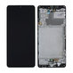 Συγκρότημα οθόνης για Samsung A42 5G, A426B, GH82-24375A, GH82-24376A, Prism Dot Black, Service Pack
