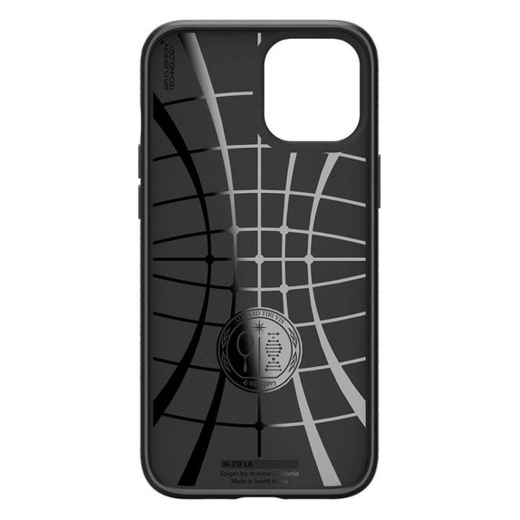 Θήκη Liquid Air για iPhone 12 & 12 Pro | Μαύρο | Black | Spigen