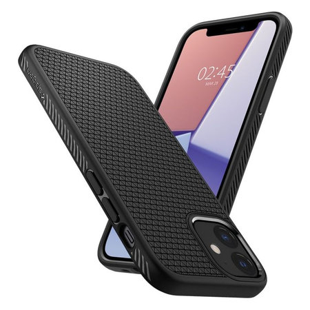 Θήκη Liquid Air για iPhone 12 mini | Μαύρο | Black | Spigen