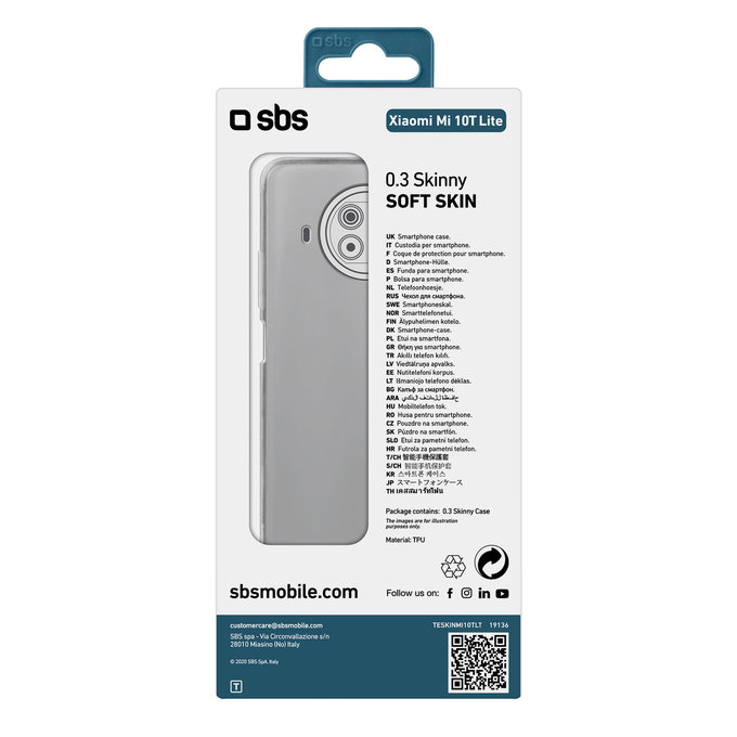 Θήκη Skinny για Xiaomi Mi 10T Lite 5G | Transparent | SBS