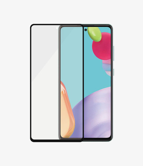 Σκληρυμένο γυαλί για Samsung A52, A52 5G, A52s, A53 5G, Case Friendly AB, Μαύρο, Black, PanzerGlass