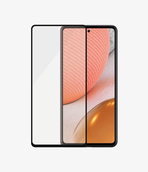 Σκληρυμένο γυαλί για Samsung A72, Case Friendly AB, Μαύρο, Black, PanzerGlass