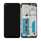 Συγκρότημα οθόνης για Motorola Moto G8, XT2045, Μαύρο, Black, Service Pack