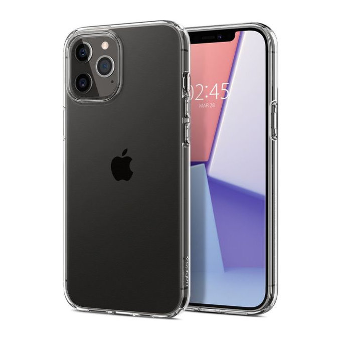 Θήκη Liquid Crystal για iPhone 12 & 12 Pro | Transparent | Crystal Clear | Spigen