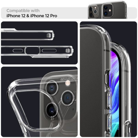 Θήκη Liquid Crystal για iPhone 12 & 12 Pro | Transparent | Crystal Clear | Spigen