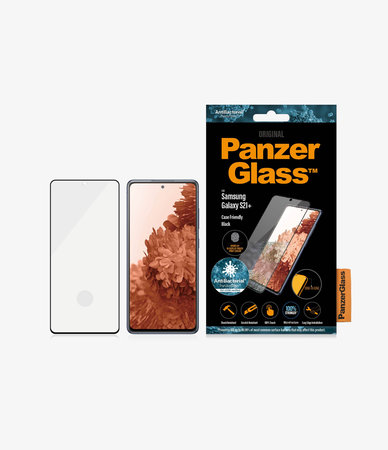 Θήκη Tempered Glass Case Friendly AB για Samsung S21+, Fingerprint komp. | Μαύρο | Black | PanzerGlass
