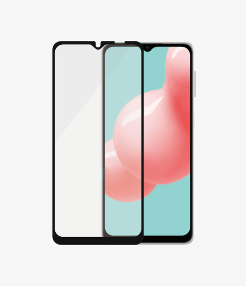 Σκληρυμένο γυαλί για Samsung A32 5G, Case Friendly, Μαύρο, Black, PanzerGlass