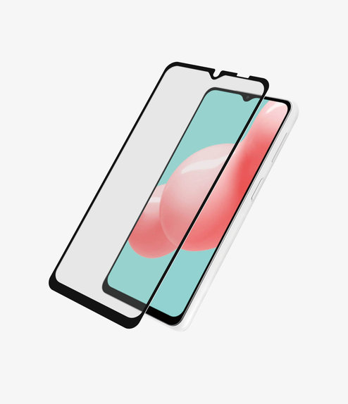 Σκληρυμένο γυαλί για Samsung A32 5G, Case Friendly, Μαύρο, Black, PanzerGlass