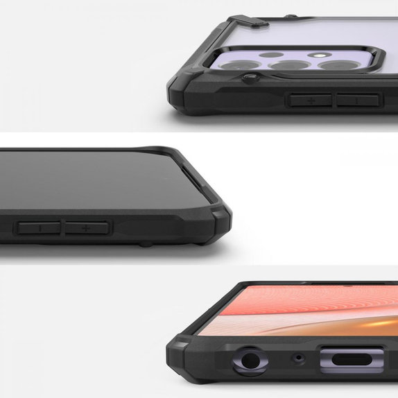 Θήκη Fusion X για Samsung A72 5G | Μαύρο | Black | Ringke