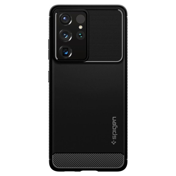 Θήκη Rugged Armor για Samsung S21 Ultra, Μαύρο, Black, Spigen