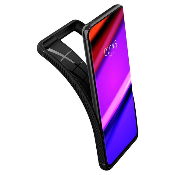 Θήκη Rugged Armor για Samsung S21 Ultra, Μαύρο, Black, Spigen