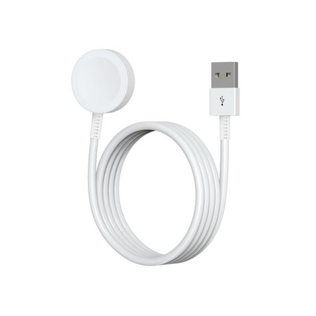 Μαγνητικό καλώδιο φόρτισης για Apple Watch, USB-A, 1 m, Stainless Steel, bulk