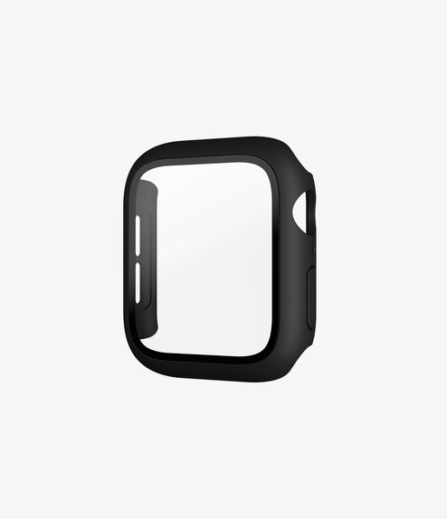 Προστατευτικό Γυαλί για Apple Watch 4, 5, 6, SE (1st gen), SE (2nd gen) 40mm, Full Body AB, Μαύρο, Black, PanzerGlass