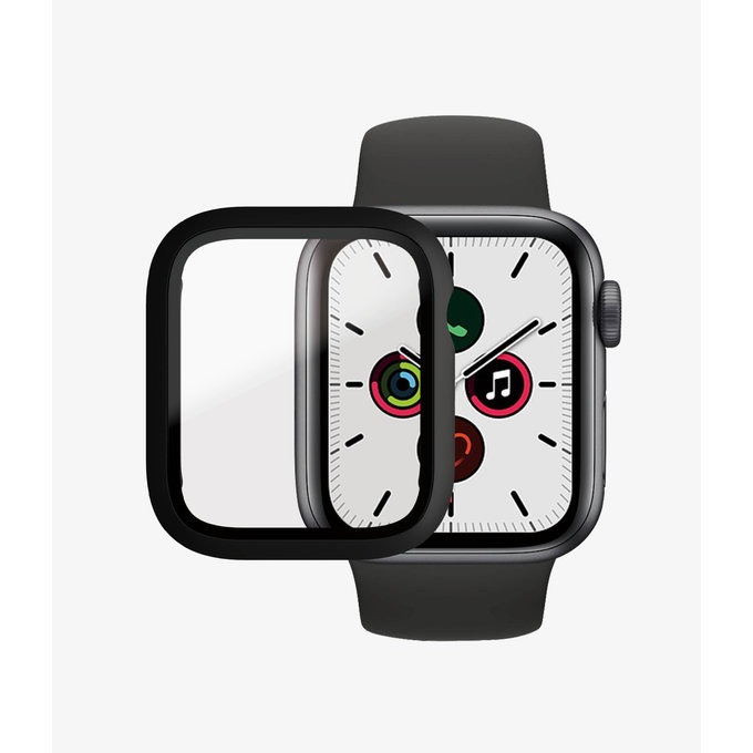 Προστατευτικό Γυαλί Full Body AB για Apple Watch 4 | 5 | 6 | SE (1st gen) & SE (2nd gen) 40mm | μαύρο | Black | PanzerGlass