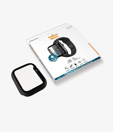 Προστατευτικό Γυαλί Full Body AB για Apple Watch 4 | 5 | 6 | SE (1st gen) & SE (2nd gen) 44mm | μαύρο | Black | PanzerGlass