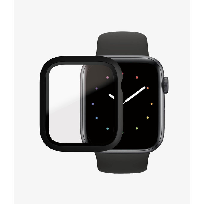 Προστατευτικό Γυαλί Full Body AB για Apple Watch 4 | 5 | 6 | SE (1st gen) & SE (2nd gen) 44mm | μαύρο | Black | PanzerGlass