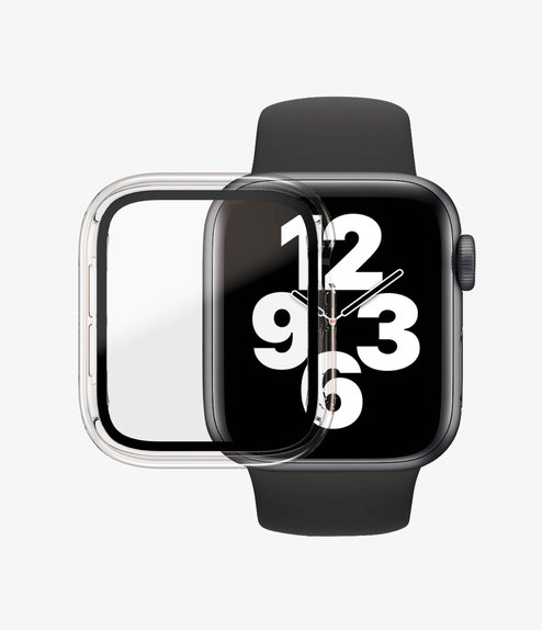 Προστατευτικό Γυαλί για Apple Watch 4, 5, 6, SE (1st gen), SE (2nd gen) 40mm, Full Body AB, Transparent, PanzerGlass