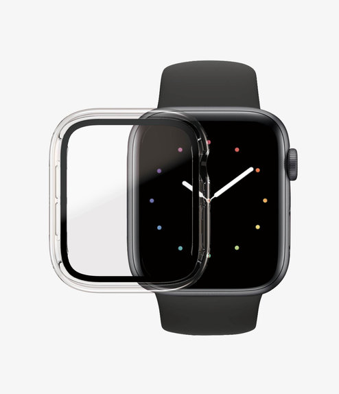 Προστατευτικό Γυαλί για Apple Watch 4, 5, 6, SE (1st gen), SE (2nd gen) 44mm, Full Body AB, Transparent, PanzerGlass