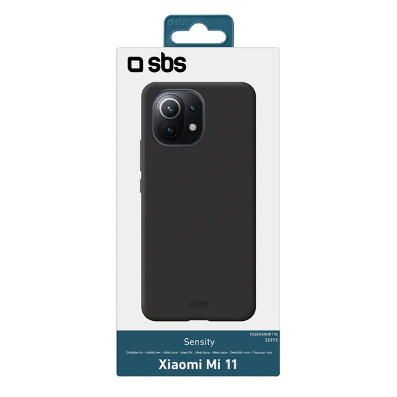 Θήκη Sensity για Xiaomi Mi 11, Μαύρο, Black, SBS