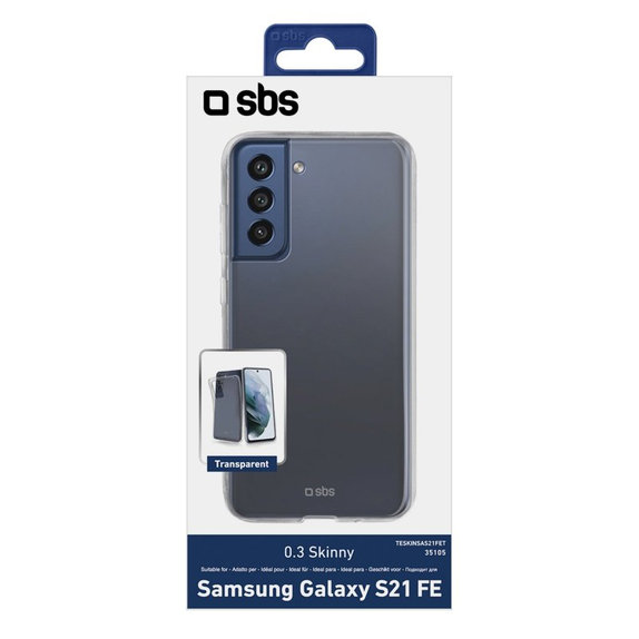 Θήκη Skinny για Samsung S21 FE, Transparent, SBS