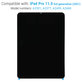 Οθόνη LCD για iPad Pro 11.0" (3rd Gen 2021, 4th Gen 2022), Αφής χωρίς πλαίσιο, Refurbished